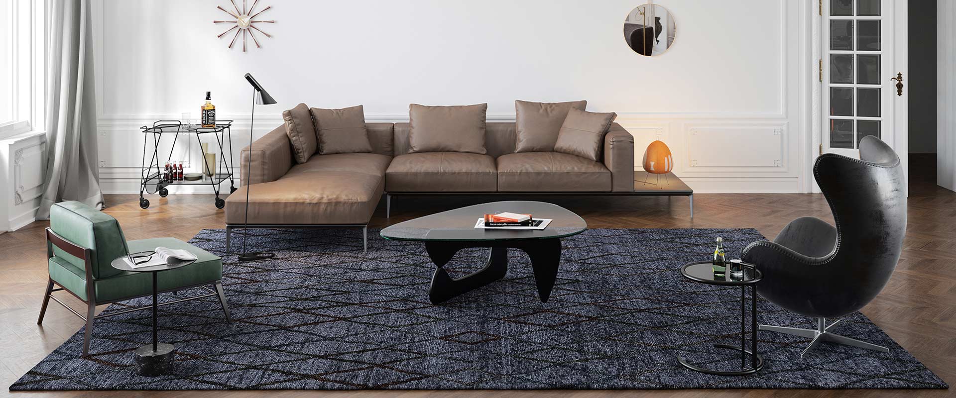 Image image Berber carpet Marouk Collection, design MK45