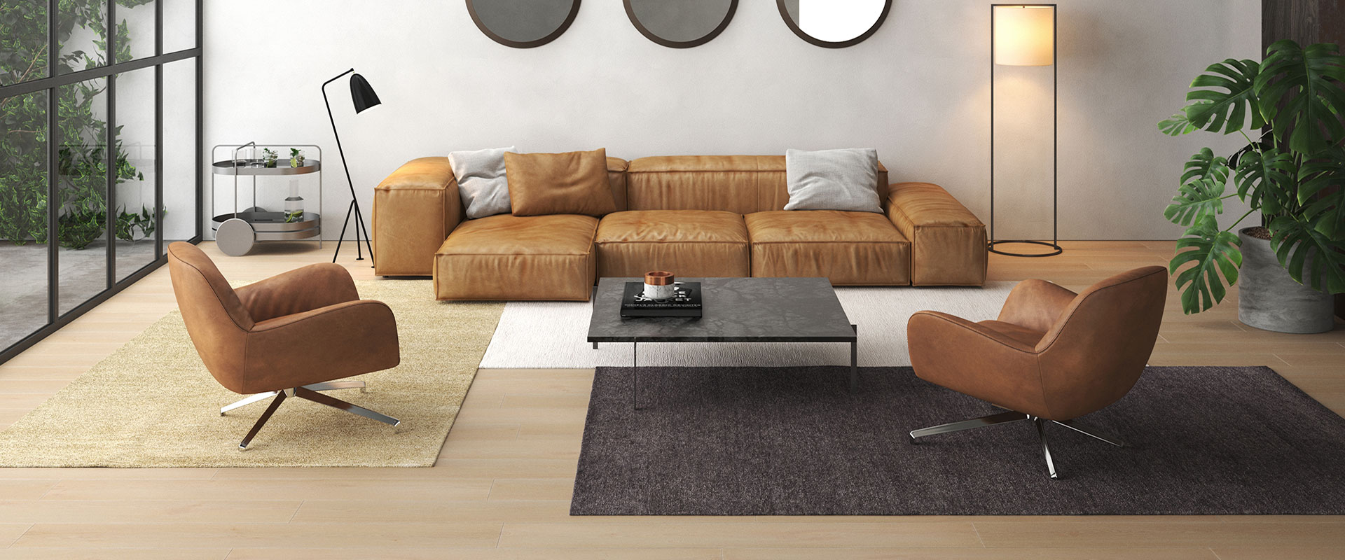 Marouk Plain Carpets interior design image