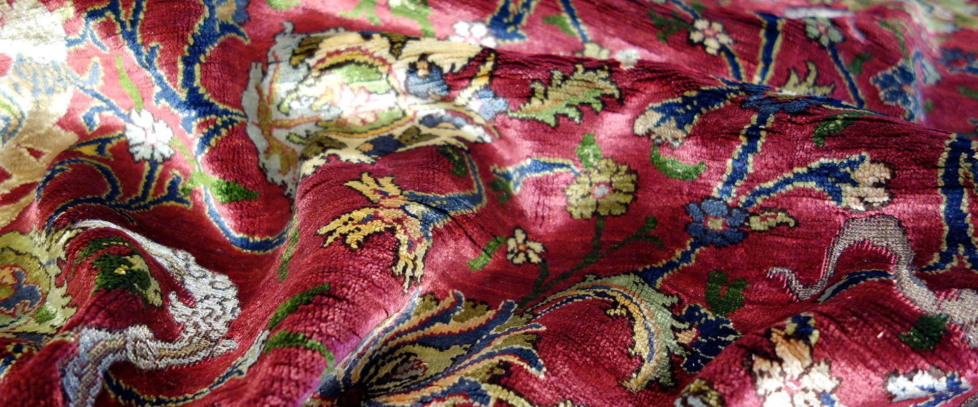Silk carpet orient