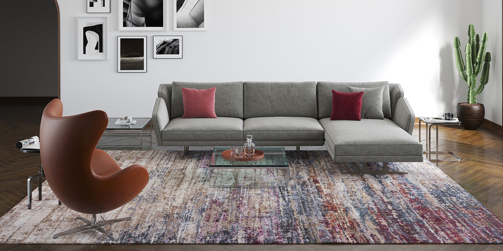 Silk carpet Sichouk Collection, Design SI43