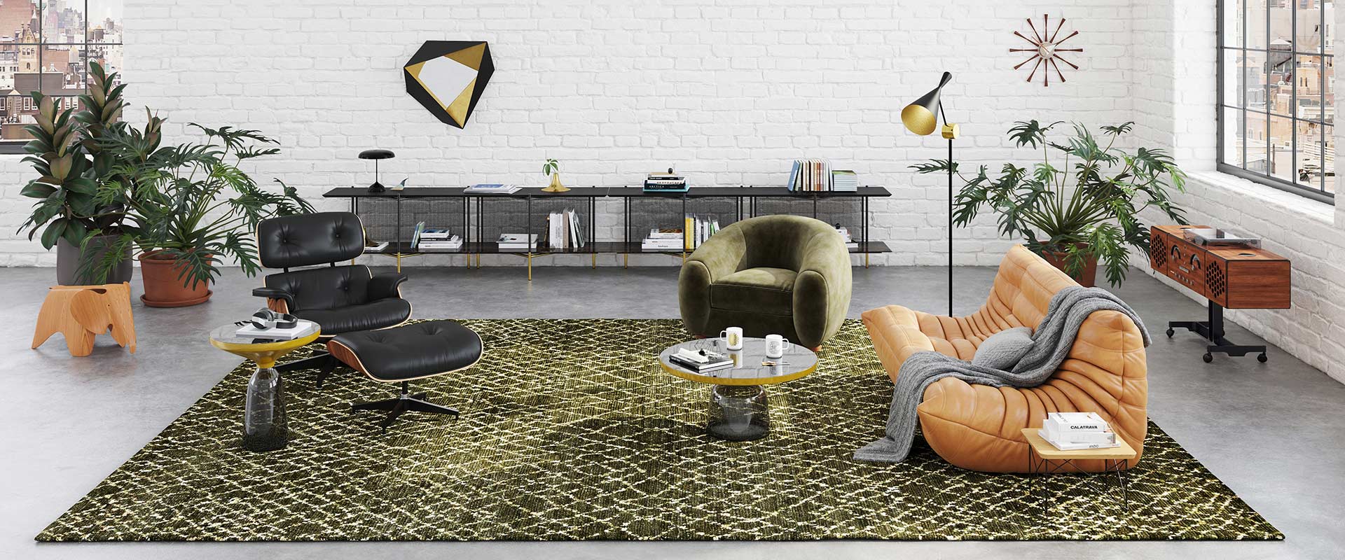 Image image Berber carpet Marouk Collection, design MK53