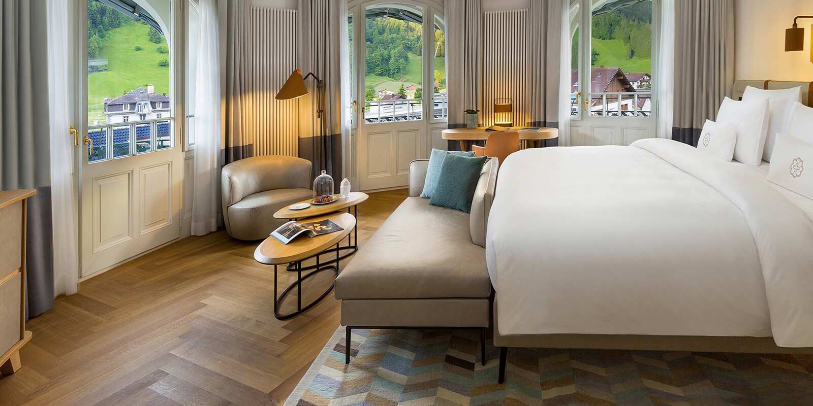 Suiten des Kempinski Palace Engelberg - Titlis / Schweiz